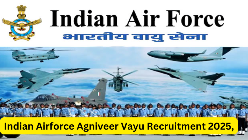 Indian Airforce Agniveer Vayu Intake Recruitment 2025